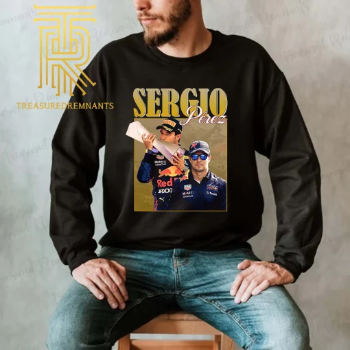 Sergio Perez Racing 90s Vintage F1 Red Bull Racing Unisex T-Shirt