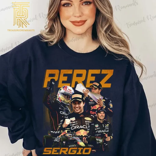 Sergio Perez Racing 90s Vintage Red Bull Racing Unisex T-Shirt