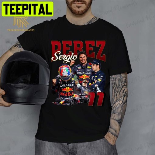 Sergio Perez Racing 90s Vintage Unisex T-Shirt