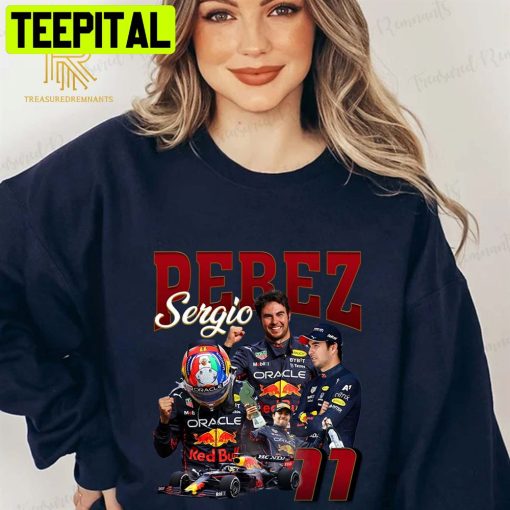 Sergio Perez Racing 90s Vintage Unisex T-Shirt