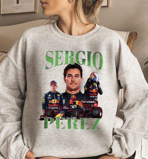 Sergio Pérez Shirt Driver Racing Championship Formula Racing Mexican Vintage 90s Design Unisex T-Shirt