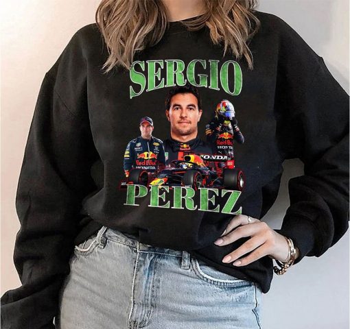 Sergio Pérez Shirt Driver Racing Championship Formula Racing Mexican Vintage 90s Design Unisex T-Shirt