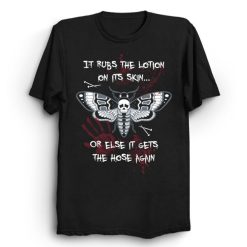 Silence Of The Lambs Gothic Horror Moth Creepy Cute Goth Halloween Aesthetic Tattoo Buffalo Bill Unisex T-Shirt