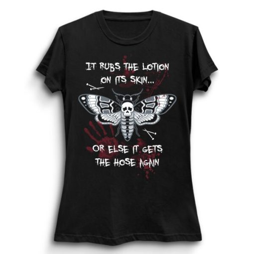 Silence Of The Lambs Gothic Horror Moth Creepy Cute Goth Halloween Aesthetic Tattoo Buffalo Bill Unisex T-Shirt