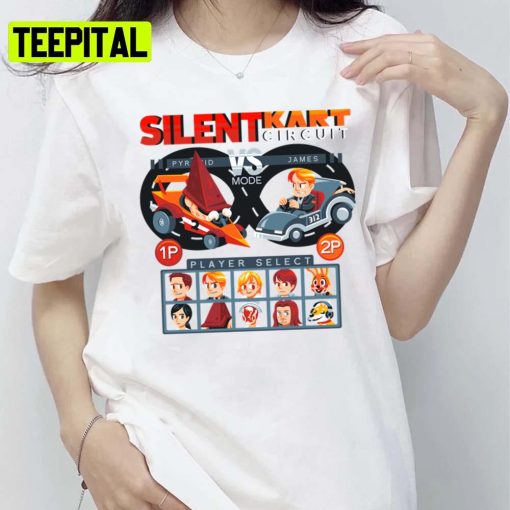Silent Kart Circuit Animated Unisex T-Shirt