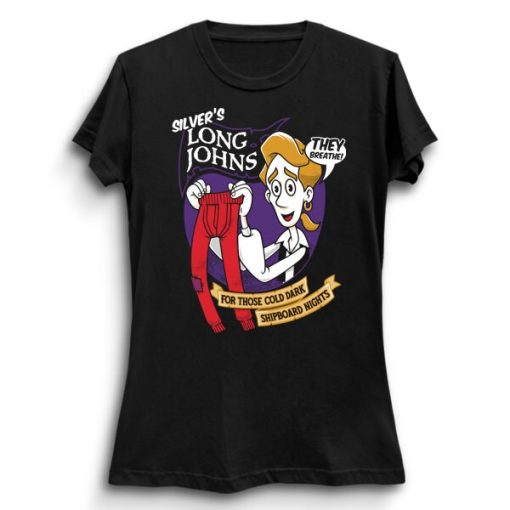 Silver’s Long Johns Retro Monkey Island Geek Video Game T Funny Pirate Unisex T-Shirt