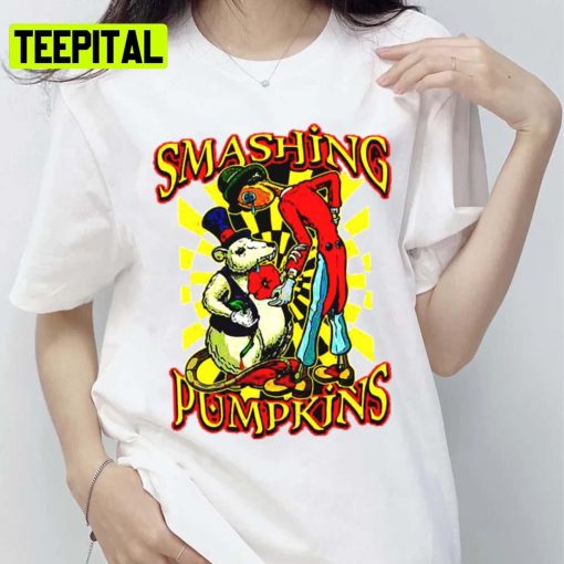 Skin Smashing Pumpkins Retro Music Art Unisex T-Shirt