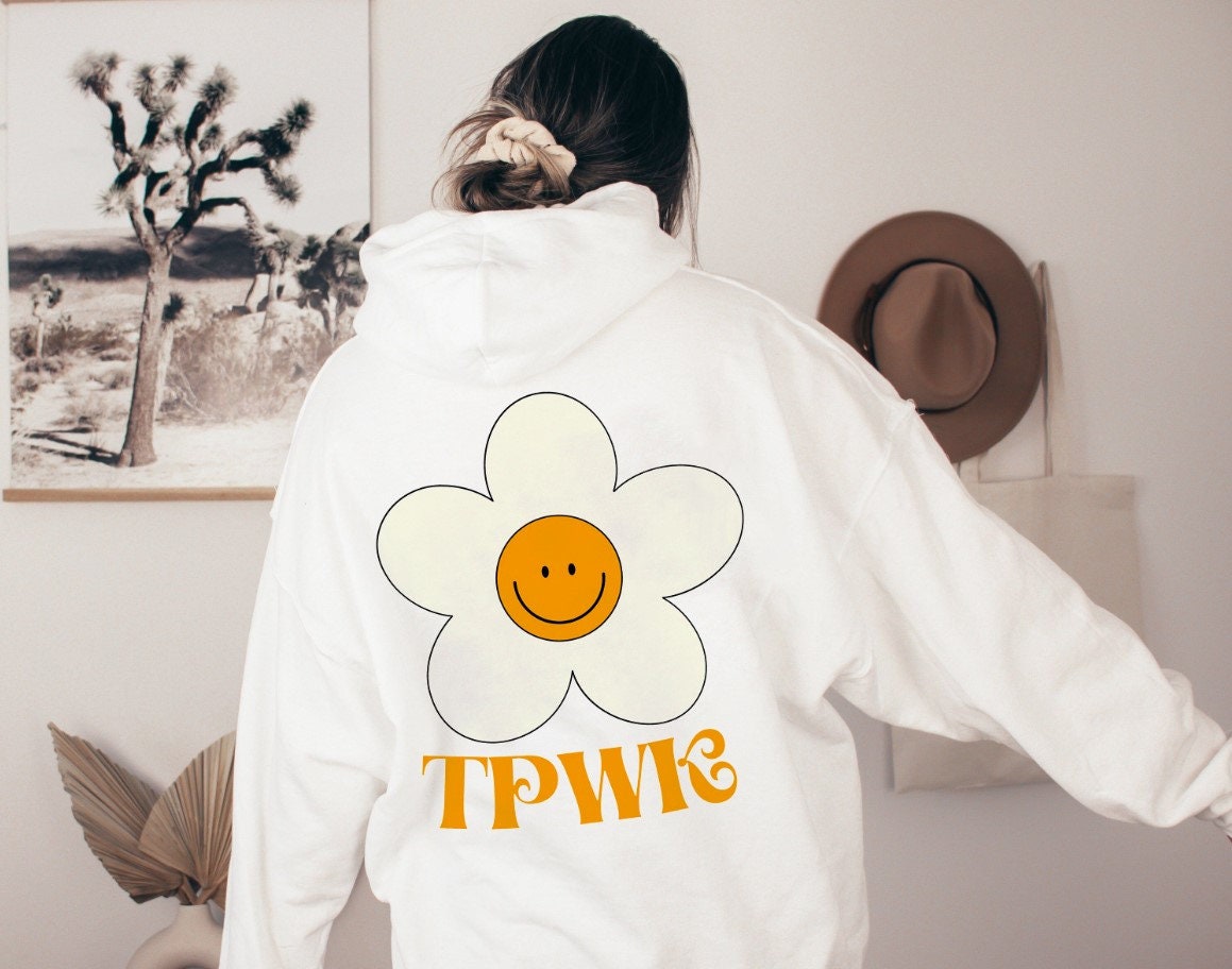 Smiling Flower Words On Back Harry’s House Tpwk Hoodie