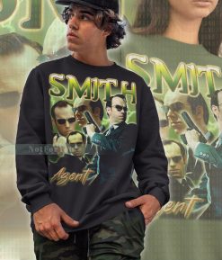 Smith Agent Neo The One Smith Agent Homage Smith Agent Fan Smith Agent Retro 90s Smith Agent Unisex Sweatshirt