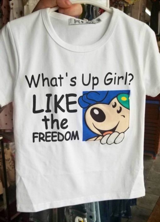 Snoopy Whats Up Girl Like The Freedom Unisex T-Shirt