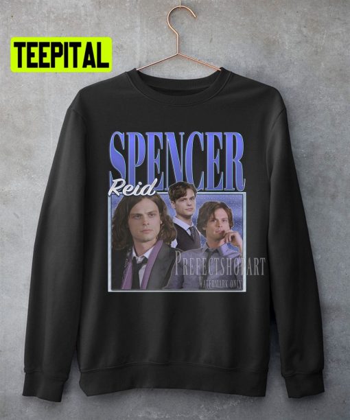 Spencer Reid Retro Vintage Art Unisex Sweatshirt