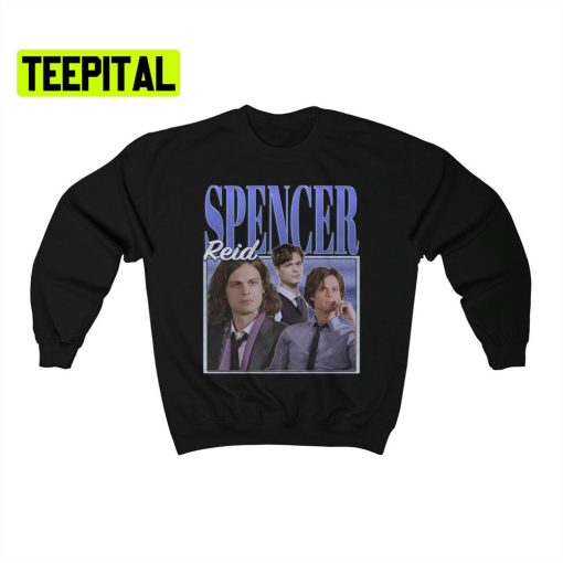 Spencer Reid Retro Vintage Art Unisex Sweatshirt