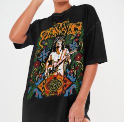 Spiritual Soul Carlos Retro Music Music Music Merch Santana Unisex T-Shirt