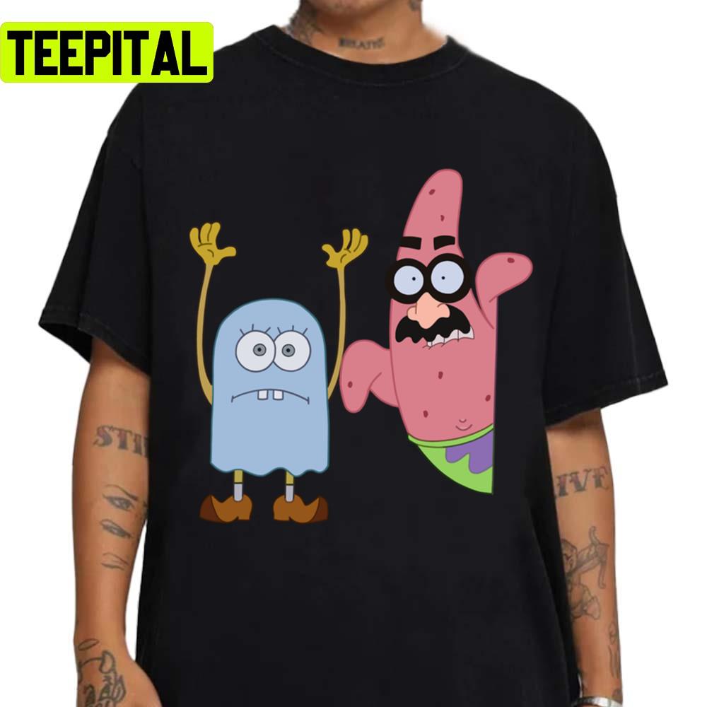 Spongebob And Patrick Design For Halloween Unisex T-Shirt