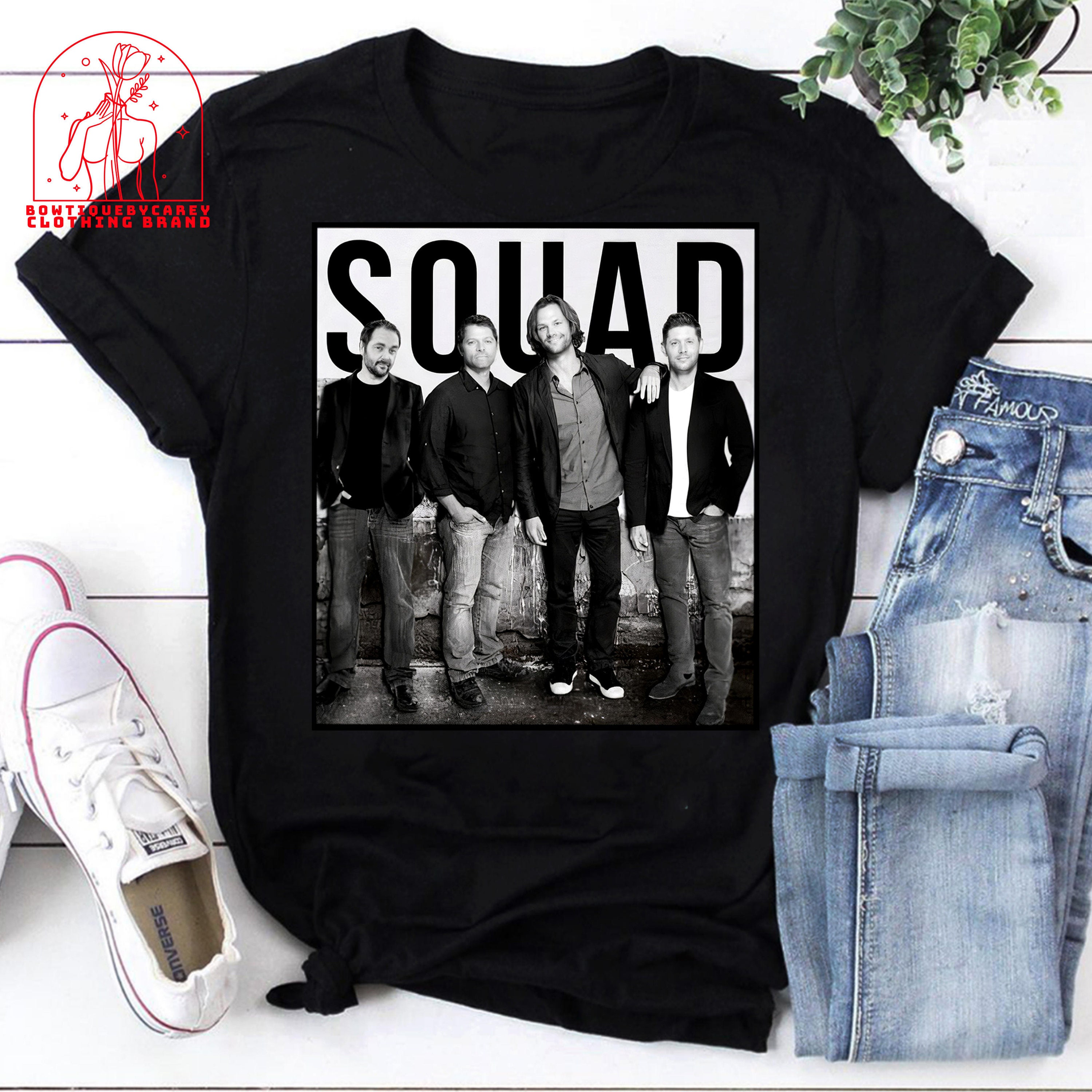 Squad Supernatural Mystery Movie Tv Series Fantasy Movie Winchester Brothers Unisex T-Shirt