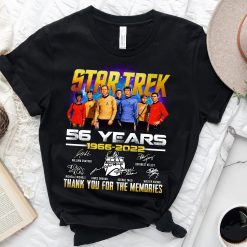 Star Trek Anniversary Thank You For The Memories Spock For Star Trek Lovers Star Wars Star Trek Discovery American Television Unisex T-Shirt