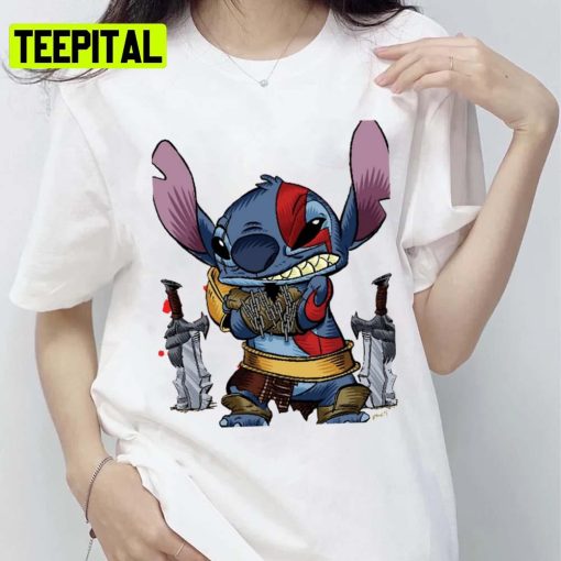 Stitch Kratos God Of War Unisex T-Shirt