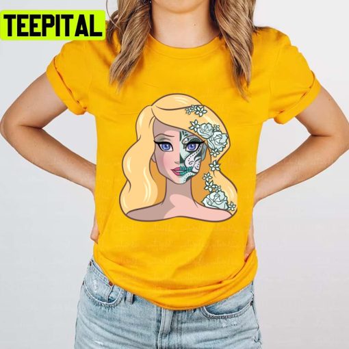 Sugar Skull Series Lady Swan The Swan Princess Unisex T-Shirt