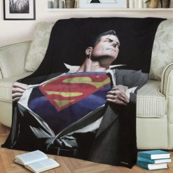 Superman Dc Fleece Blanket Throw Blanket Gift 1