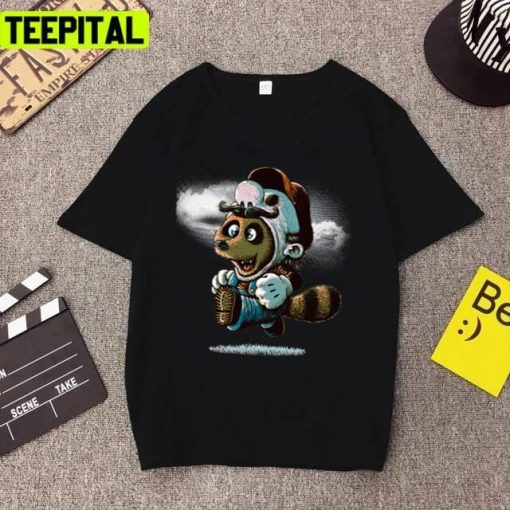 Tanuki Revenge Animated Design Unisex T-Shirt