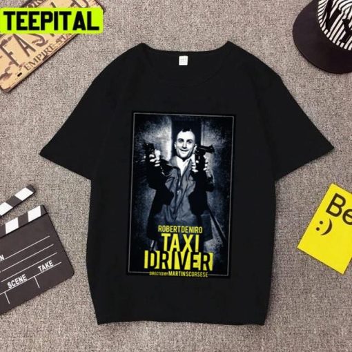 Taxi Driver Cool Pose Holding Guns Harvey Keitel Unisex T-Shirt