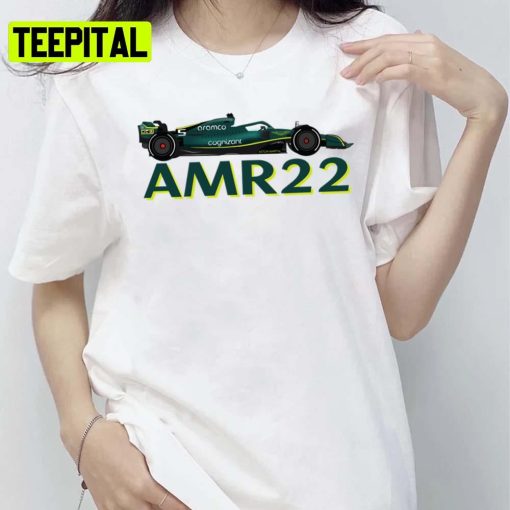 Team Car Amr22 Drivers Sebastian Vettel Lance Stroll Aston Martin Car Racing Nascar F1 Unisex T-Shirt