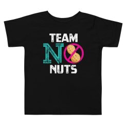 Team No Nuts Funny Gender Reveal Party Novelty Toddler Short Sleeve Tee