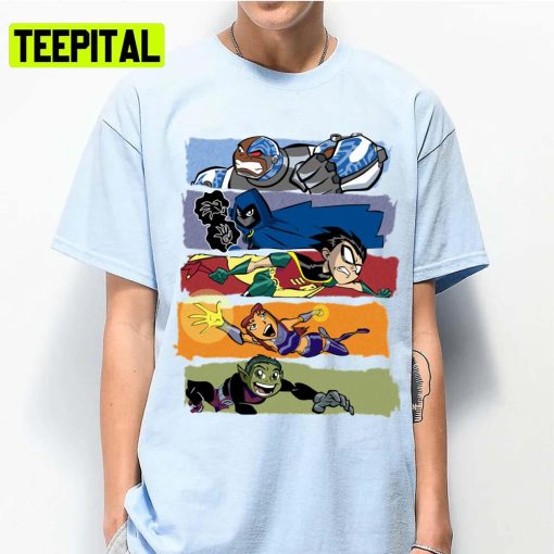 Teen Titans Iconic Design Unisex T-Shirt