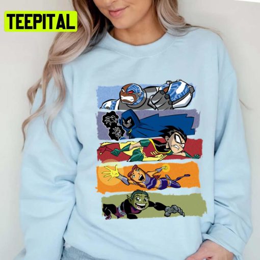 Teen Titans Iconic Design Unisex T-Shirt