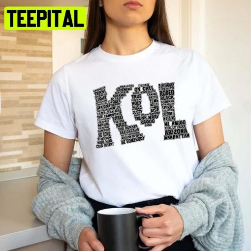 Text Arrange Logo Kol Kings Of Leon Unisex T-Shirt