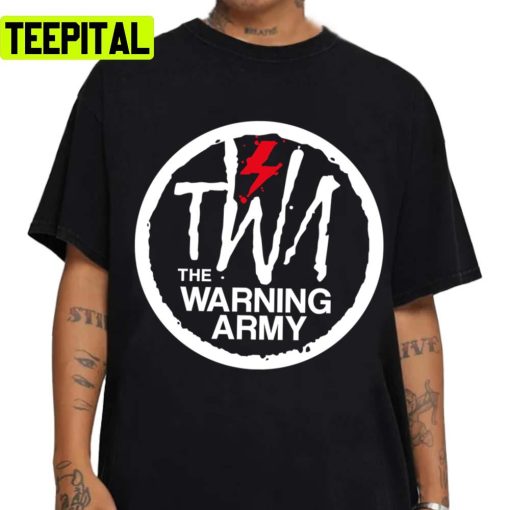 Text Art Design The Warning Is A Mexican Rock Unisex T-Shirt