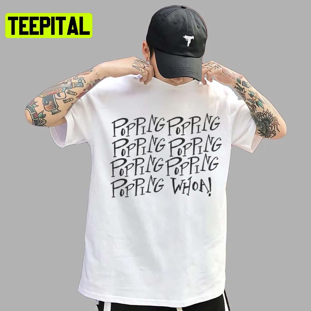Text Design Bts Jin Popping Bangtan Boys Unisex T-Shirt