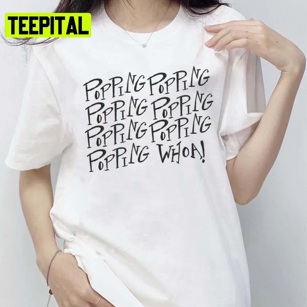 Text Design Bts Jin Popping Bangtan Boys Unisex T-Shirt