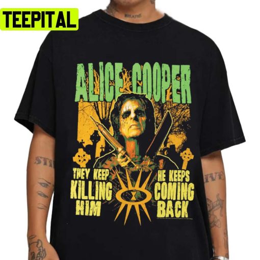 The Cool Man Show Off Alice Cooper Unisex T-Shirt