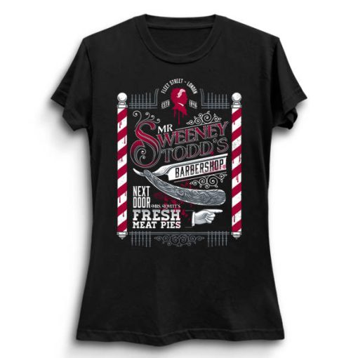 The Demon Barber Sweeney Todd Tim Burton Goth Unisex T-Shirt