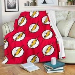 The Flash Symbol Fleece Blanket Throw Blanket Gift