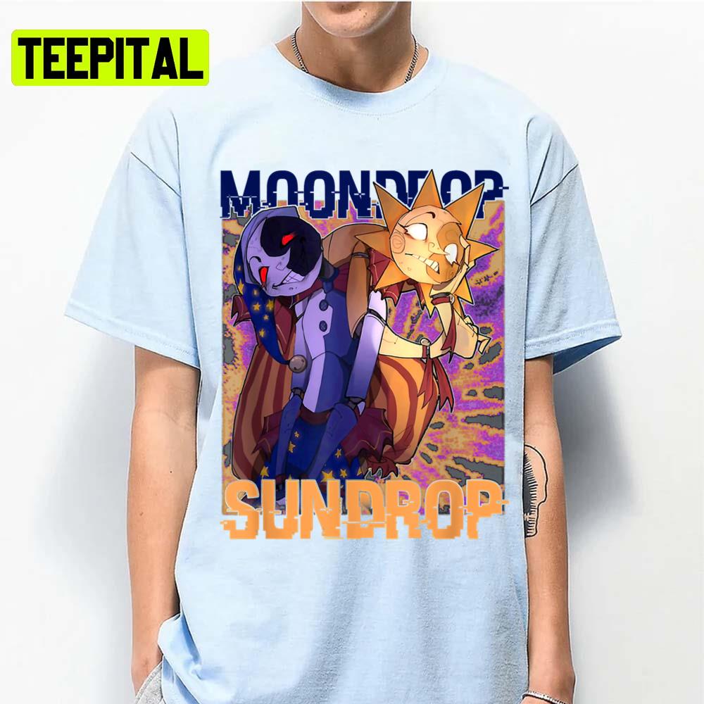 The Good Partner Funny Sun And Moondrops Funny Character Unisex T-Shirt