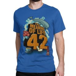 The Hitchhikers Guide to the Galaxy Meaning of Life 42 T-Shirt