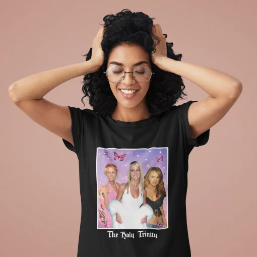 The Holy Trinity Paris Hilton Lindsay Lohan Britney Unisex T-Shirt