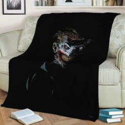 The Joker By Greg Capullo Dc Fleece Blanket Throw Blanket Gift
