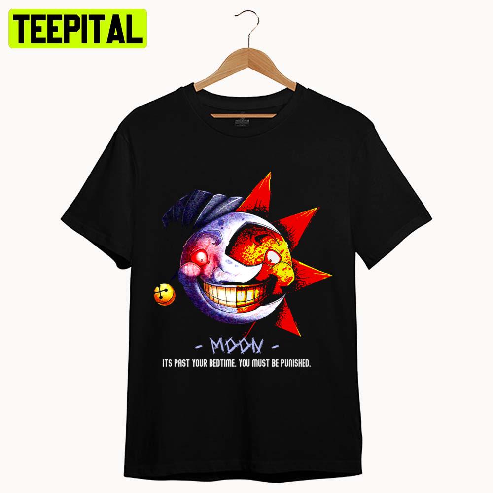 The Mixed Face Moondrop And Sundrop Fnaf Security Breach Unisex T Shirt Teepital Everyday 