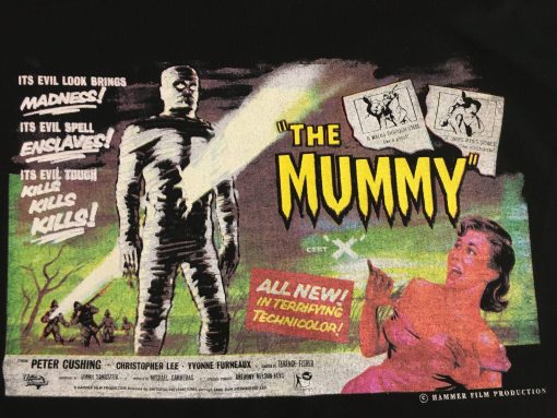 The Mummyglows Hammer Films Unworn 1990’s Shirt