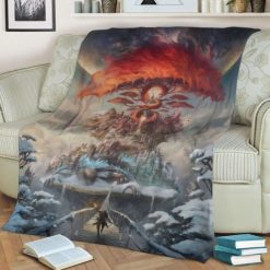 The Painted World Best Seller Fleece Blanket Throw Blanket Gift