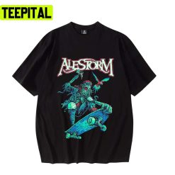 The Pirate Skateboarding Alestorm Band Unisex T-Shirt