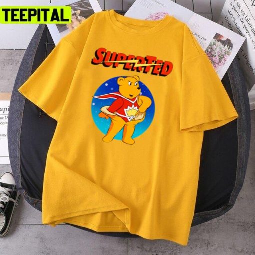 The Retro Teddy Bear Animated Superted Unisex T-Shirt