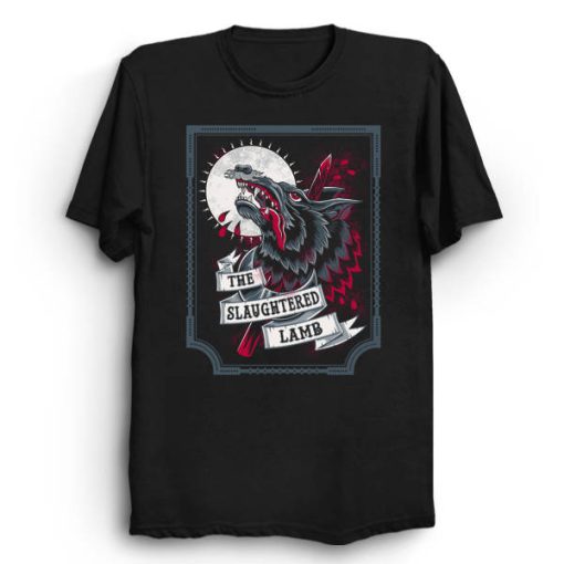 The Slaughtered Lamb Werewolf Horror Beer Label Unisex T-Shirt