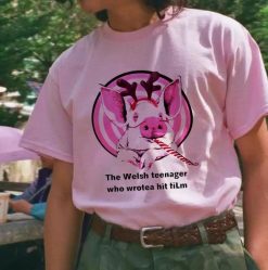 The Welsh Nager Who Wrotea Hit Film Pink Pig Unisex T-Shirt