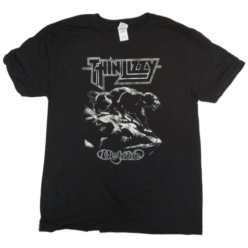 Thin Lizzy Nightlife Black & White Shirt