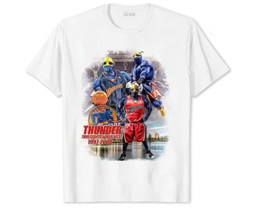 Thunder Former Gsw Mascot 19972008 Basketball Champions Shirt