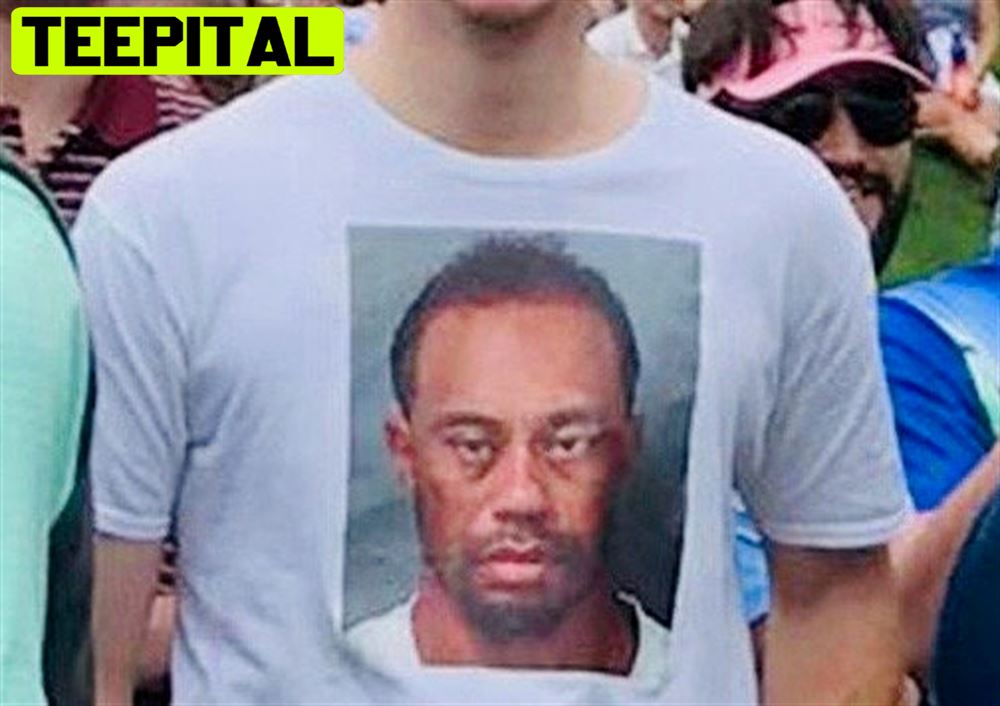 Tiger Woods Mugshot Unisex T-Shirt